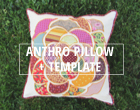 Anthro inspired pillow