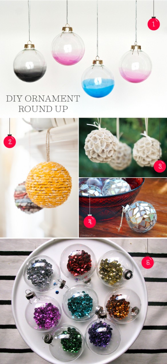 diy holiday ornament round up diy holiday ornament round up