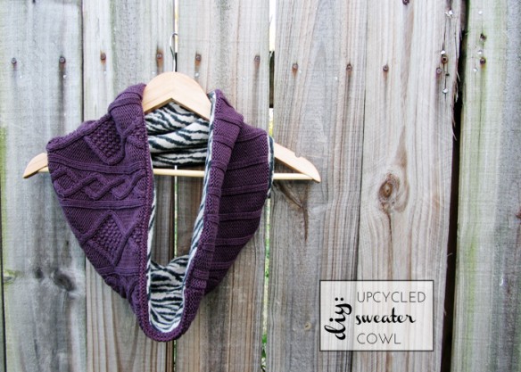 upcycled sweater circle scarf :: stuff steph does