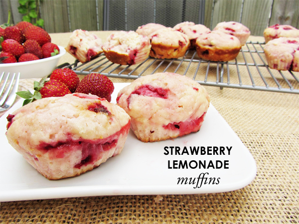 Strawberry Lemonade Muffins recipe