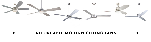 affordable modern ceiling fans
